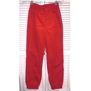 Obermeyer Lined Womens Ladies Red Ski Snowboard Winter Waterproof Pants Sz 10